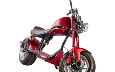 Kontio Motors Kruiser Heritage Red 0.7kWh akulla