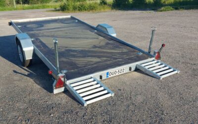 Suomessa valmistettu autotraileri 400×200 heti varastosta 1700kg